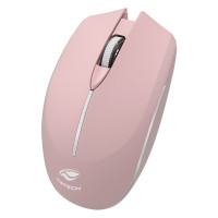 Mouse Sem Fio C3Tech, 1600 DPI, Bluetooth, Nano Receptor USB, Dual Mode, Rosa - M-BT40PK