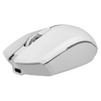 Mouse Sem Fio C3Tech, 1600 DPI, Bluetooth, Nano Receptor USB, Dual Mode, Branco - M-BT40WH