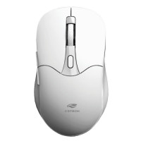Mouse Sem Fio C3Tech, 1600 DPI, Bluetooth, Nano Receptor USB, Dual Mode, Branco - M-BT60WH
