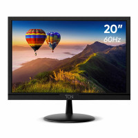 Monitor TCN Oneview Office 20" HD LED, 5ms, 60hz, VESA, VGA/HDMI, Preto - 73575