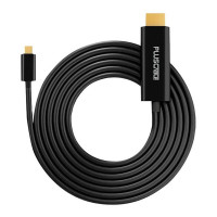 Cabo Adaptador PlusCable USB-C Para HDMI 2.0b, 3 Metros, Preto - HDMIC30