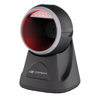 Leitor de Código de Barras Fixo C3Tech LB-D200BK, 1D/2D, USB, Preto - LB-D200BK