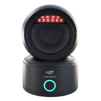 Leitor de Código de Barras Fixo C3Tech LB-D250, 1D/2D, USB, Preto - LB-D250