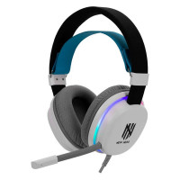 Headset Gamer New Hero Mage, Rainbow, Drivers de 40mm, Múltiplas Plataformas, Branco - NH-HSMG-03
