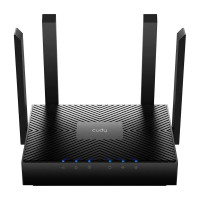 Roteador Cudy AX3000, Wireless Dual Band Easy Mesh 2402Mbps, AX3000, 6 Antenas, Preto - WR3000