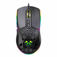 Mouse Gamer Fortrek Striker, RGB, 12800 DPI, 7 Botões, Preto - 85978