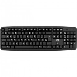 Teclado Bright, USB, Padrão ABNT2, Preto - 0014