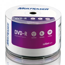 DVD-R (UNIDADE) 4.7GB IMPRIMÍVEL DV052 - MULTILASER