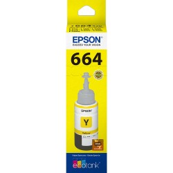 Refil de Tinta Epson Para L200 Amarelo 664 - T664420