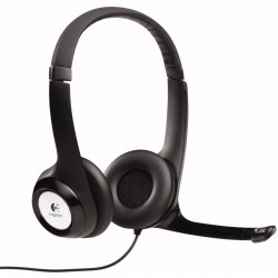 Headset Logitech H390, USB, Preto - 981-000014