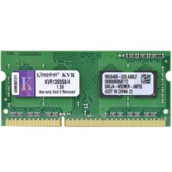 Memória Para Notebook Kingston, 4GB, 1333MHz, DDR3 - KVR13S9S8/4