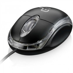 Mouse Óptico Multilaser, USB, Preto - MO179