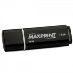 PEN DRIVE 32GB TWIST USB2.0 PRETO 50565-8 - MAXPRINT 