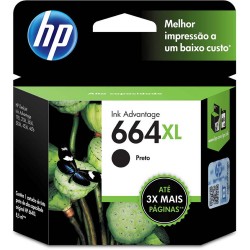 Cartucho HP 664XL Preto - F6V31AB