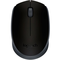 Mouse Sem Fio Logitech M170, 2.4GHz, USB, Preto e Cinza - 910-004940