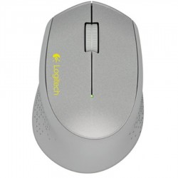 Mouse Sem Fio Logitech M280, Nano, 1000DPI, 2.4GHz, 3 Botões, Cinza - 910-004285