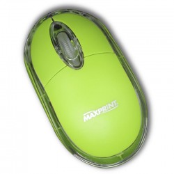 Mouse Maxprint, USB, Verde - 6012034