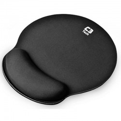 Mousepad com Apoio de Pulso em Gel C3 Tech, Preto - MP-100