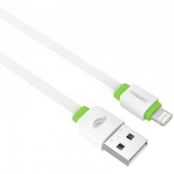 Cabo de Dados Lighting Para Iphone USB C3Tech, 1 Metro, Branco - CB-110WH