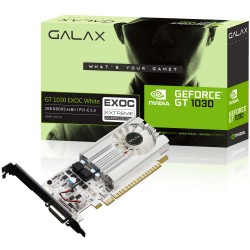 Placa de Vídeo Galax GT 1030, NVIDIA GeForce 2GB, DDR5, 64Bit, EXOC VGA DVI HDMI - 30NPH4HVQ5EW