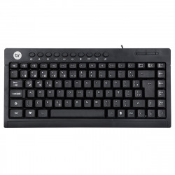 Mini Teclado Bright, Multimídia, USB, ABNT, Preto - 0505