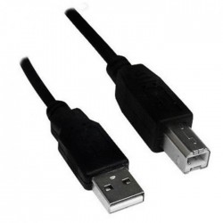 Cabo Para Impressora 5 Metros Plus Cable, USB 2.0 AM/BM, Preto - PC-USB5001