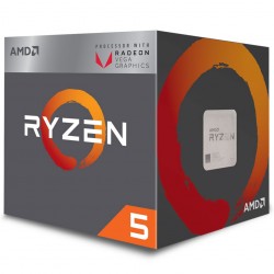 Processador AMD Ryzen 5 2400G, AM4, Cache 6Mb, 3.6GHz (3.9GHz Max Turbo) - YD2400C5FBBOX