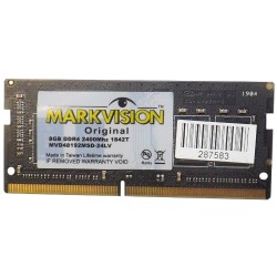 Memória Para Notebook Markvision, 8GB, 2400MHz, DDR4, Black - MVD48192MSD-24LV