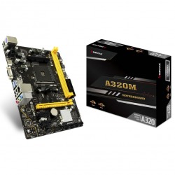 Placa Mãe Biostar A320MH, AMD AM4, DDR4, USB 3.0, HDMI/VGA, Ryzen 3ª Geração