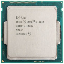 Processador Intel Core i3-4130, LGA 1150, Cache 3Mb, 3.40GHz, Tray Com Cooler  OEM