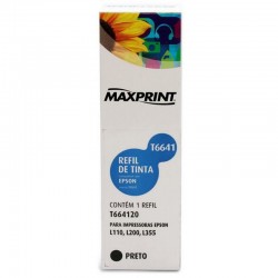 Refil de Tinta Para L4150 L4160 L6171 L6161 L6191 70ml, Preto T504120, Maxprint - 6116814