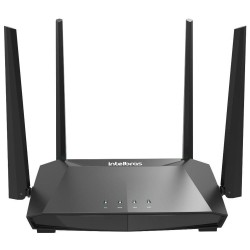 Roteador Wireless Intelbras 867MBPS, 4 Antenas, Dual Band, Action Gigabit, Preto - RG1200