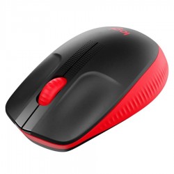 Mouse Sem Fio Logitech M190, USB, Vermelho - 910-005904