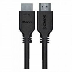 Cabo HDMI 5 Metros PCYes, 2.0 4K 28AWG, Puro Cobre, Preto - PHM20-5