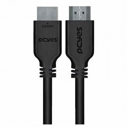 Cabo HDMI 2 Metros PCYes, 2.0 4K 30AWG, Puro Cobre, Preto - PHM20-2