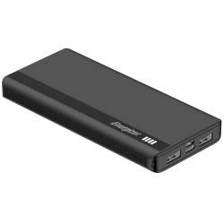 CARREGADOR POWER BANK 10000MAH ENERGIZER PORTATIL PRETO - UE10054 BK