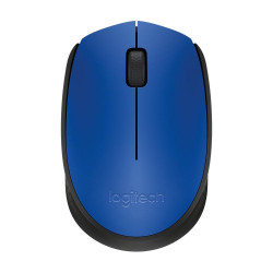 Mouse Sem Fio Logitech M170, USB, Azul e Preto - 910-004800