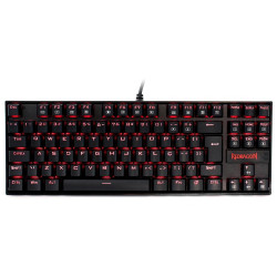 Teclado Mecânico Gamer Redragon Kumara, LED Vermelho, Switch Outemu Blue, Preto - K552-2 (PT-BLUE)