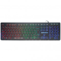 Teclado Gamer K-Mex Steampunk KM76, Anti-Ghost, LED 4 Cores, Preto - KM7628U0001CB1X