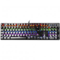 Teclado Mecânico Gamer HP GK100, USB, ABNT2, LED RGB, Preto - 7JH28AA