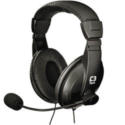 Headset Gamer C3Tech Voicer Confort, P2, Preto - PH-60BK