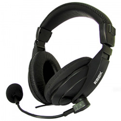 Headset K-Mex AR-S7500, Drivers 40mm, Conexão 3.5mm, Stereo, Preto - AR-S7500