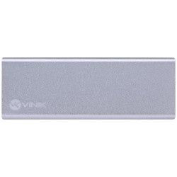 Case Externo Para SSD M.2 Vinik CS25-C31, USB 3.1, Tipo C Para USB, Prata - 29865