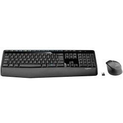 Kit Teclado e Mouse Sem Fio Logitech MK345 1000DPI, USB, ABNT2, Preto - 920-007821