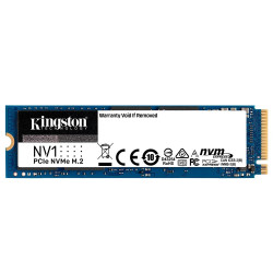 SSD Kingston NV1, 500GB,M.2 2280 NVMe, Leitura 2100MB/s, Gravação 1700MB/s - SNVS/500G