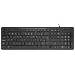 Teclado K-Mex Slim, Multimídia, USb, Preto - KB-6928