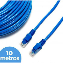 Cabo de Rede 10 Metros X-Cell, Patch Cord CAT.5E, Azul - XC-CR-10M