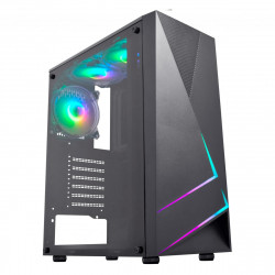 Gabinete Gamer K-Mex Kratos 2, CG-45TP, Painel Com Fita Led RGB, Sem Fonte e Fan - CG45TPRH001CBOX