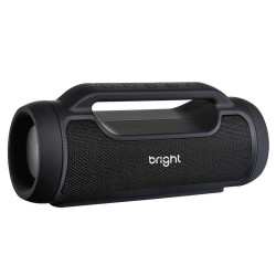 Caixa de Som Bluetooth Bright, 10W RMS, Preto, Micro SD, Rádio FM - C03