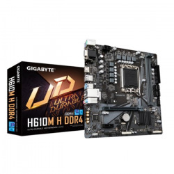 Placa Mãe Gigabyte H610M H DDR4 V1.0, Intel LGA 1700, mATX, DDR4, M.2 NVME